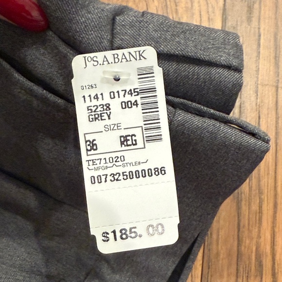 Jos. A. Bank Gray Men's Dress Pants - Picture 2 of 4
